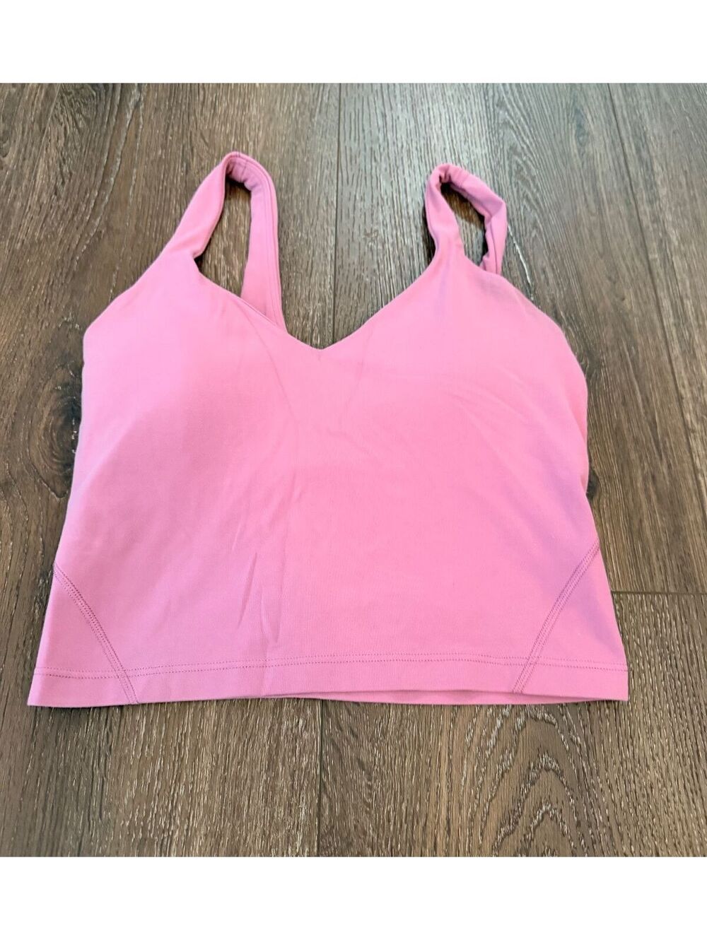 Lululemon Align Tank Top Size 4 Pink Nulu Built In Bra A/B Cup